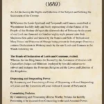 English Bill Of Rights 1688