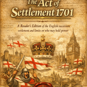 The Act of Settlement 1701 Reader's Edition